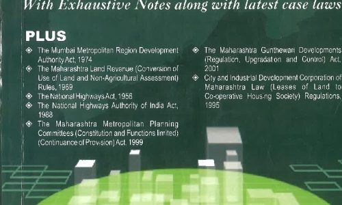 The Maharashtra Regional and Town Planning Act, 1966 – 2007 Edition