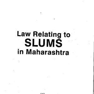 Law relating to slums in Maharashtra - 2014