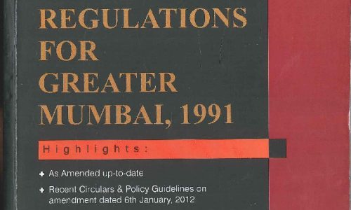 Commentary on Development Control Regulations for Greater Mumbai 1991 – 2013